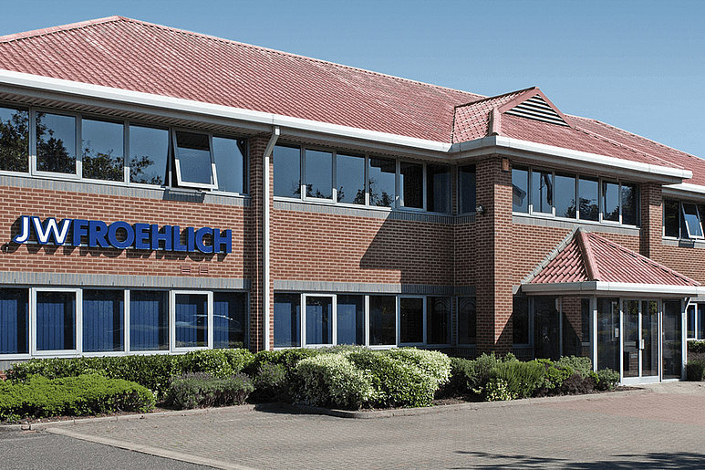 JW Froehlich UK Limited<br>Laindon, UK JWF Standort UK