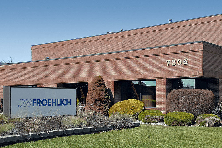 JW Froehlich Inc.<br>Sterling Heights, USA JW Froehlich Standort USA